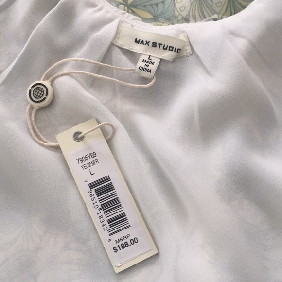 MAX STUDIO | Ruffle Maxi Dress NWT - Picture 10 of 10